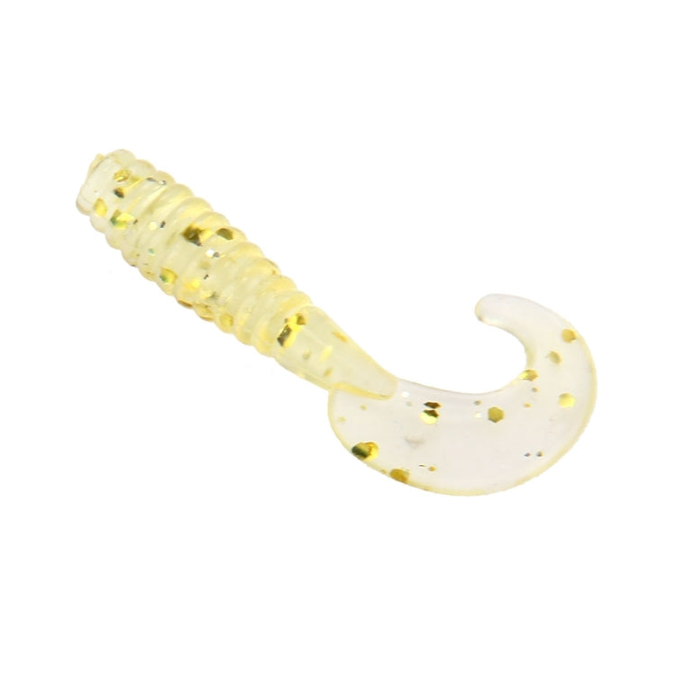 "Esche artificiali a forma di vermi con paillettes - Confezione da 100 pezzi, lunghezza 3,5 cm" - Novalix Store