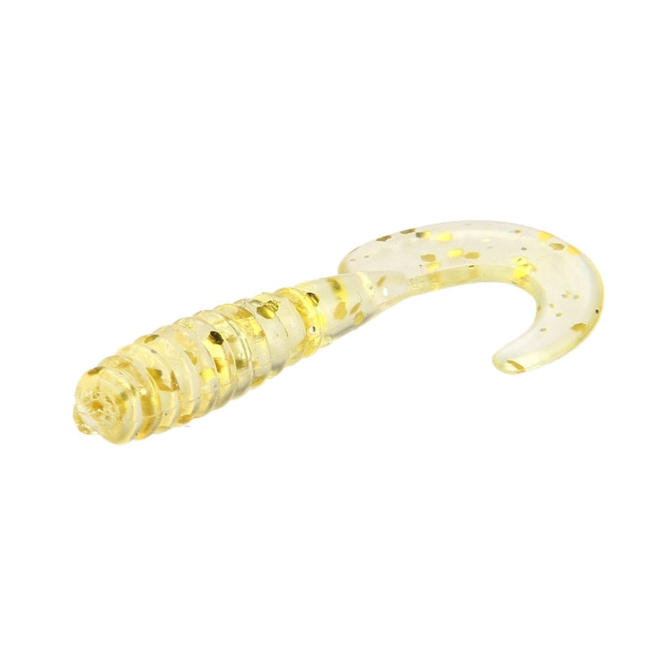 "Esche artificiali a forma di vermi con paillettes - Confezione da 100 pezzi, lunghezza 3,5 cm" - Novalix Store
