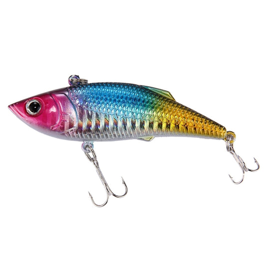 Esche da pesca artificiali in plastica con rivestimento colorato Pesca Topwater Galleggiante Esca popper Colpisci le onde d'acqua Arrampicata Esca da pesca con ganci, Lunghezza: 7,5 cm, 7.5 cm