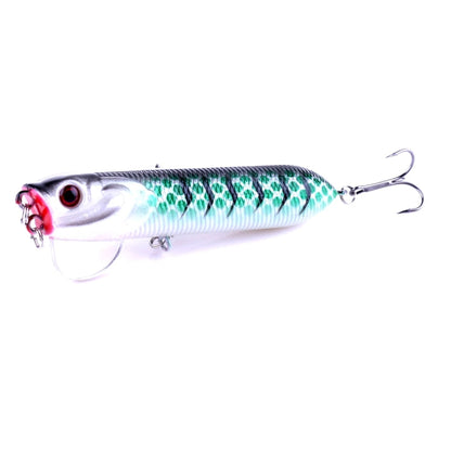 HENGJIA Esche da pesca artificiali Popper Esca da pesca bionica con ganci, Lunghezza: 9,5 cm, Consegna colore casuale, Length: 9.5 cm