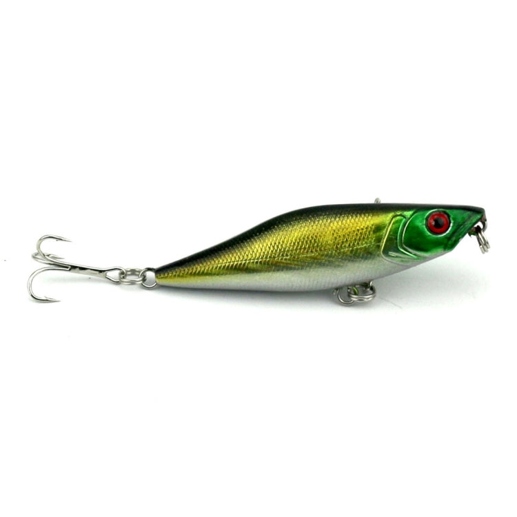 HENGJIA Esche da pesca artificiali Popper Esca da pesca bionica con ganci, Lunghezza: 7,5 cm, Consegna colore casuale, Length: 7.5 cm