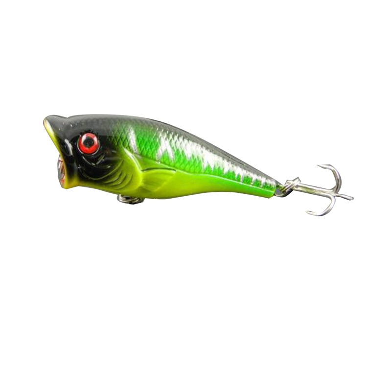 HENGJIA Esche da pesca artificiali in plastica Popper Esca da pesca bionica con ganci, Lunghezza: 6,5 cm, Consegna colore casuale, Length: 6.5 cm