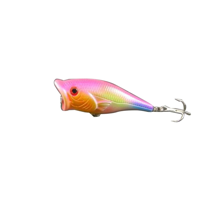 HENGJIA Esche da pesca artificiali in plastica Popper Esca da pesca bionica con ganci, Lunghezza: 6,5 cm, Consegna colore casuale, Length: 6.5 cm