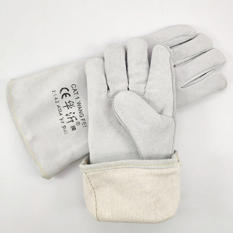 246 # Guanti isolanti in pelle a due strati resistenti all'usura Guanti per saldatore per saldatura ad alta temperatura Protezione da lavoro in pelle, Dimensioni: 34 * 16 cm, 246# - Novalix Store