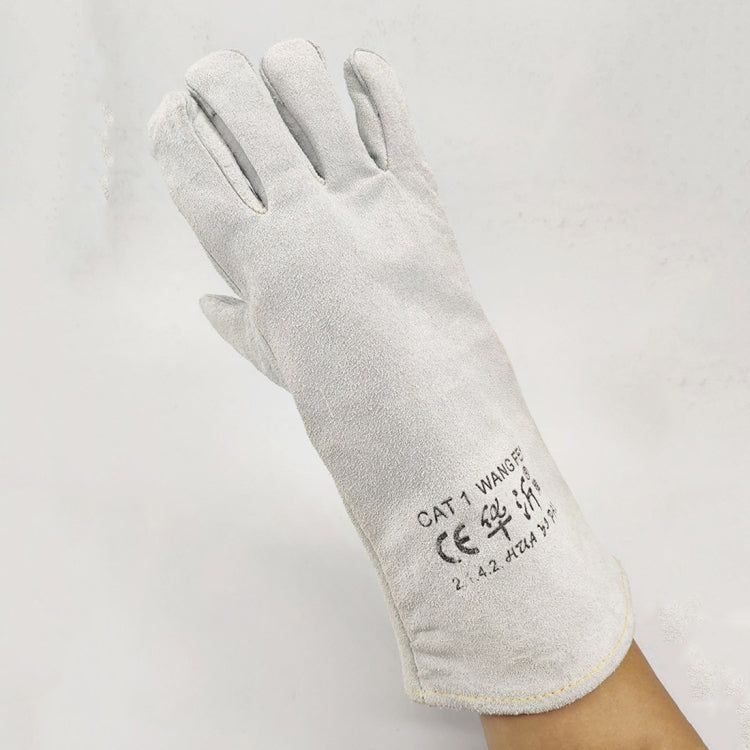 246 # Guanti isolanti in pelle a due strati resistenti all'usura Guanti per saldatore per saldatura ad alta temperatura Protezione da lavoro in pelle, Dimensioni: 34 * 16 cm, 246# - Novalix Store