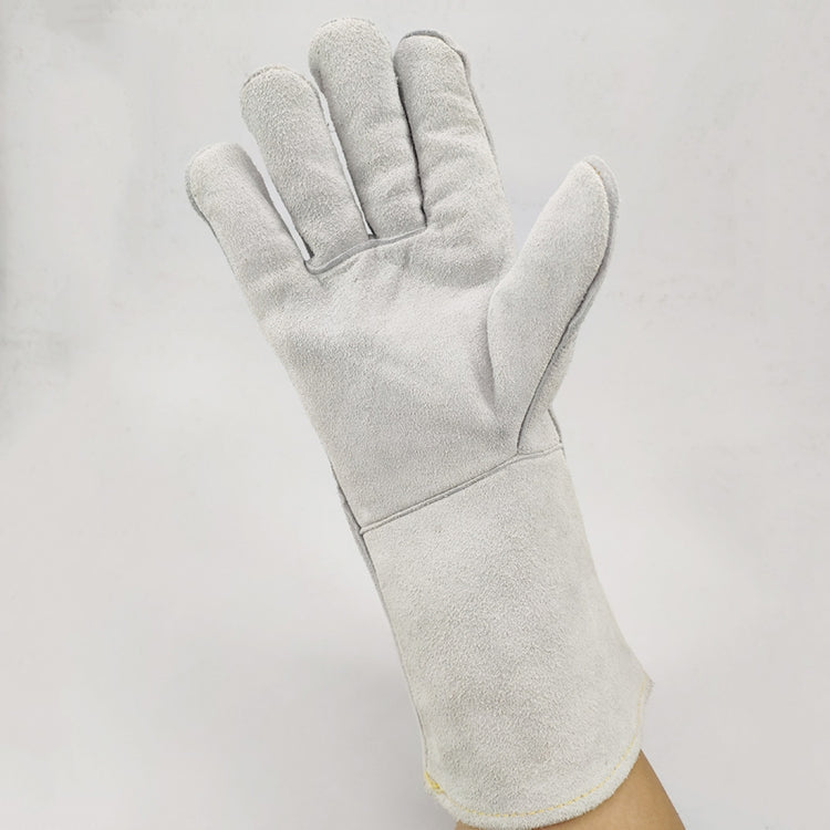 246 # Guanti isolanti in pelle a due strati resistenti all'usura Guanti per saldatore per saldatura ad alta temperatura Protezione da lavoro in pelle, Dimensioni: 34 * 16 cm, 246# - Novalix Store