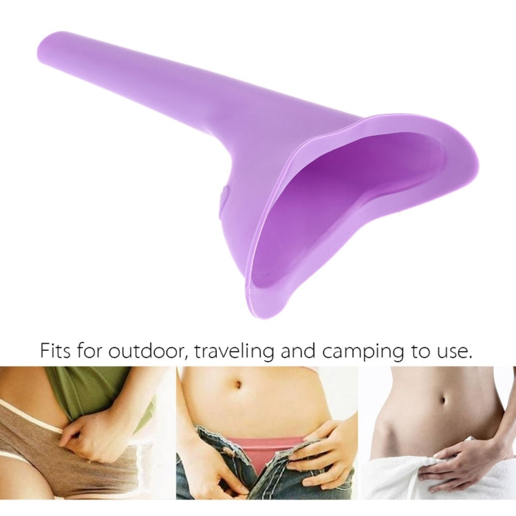Orinatoio portatile per donna femminile, toilette per minzione, dispositivo per urina in silicone, imbuto, campeggio, viaggio, consegna colore casuale, Toilet Emergency Tools