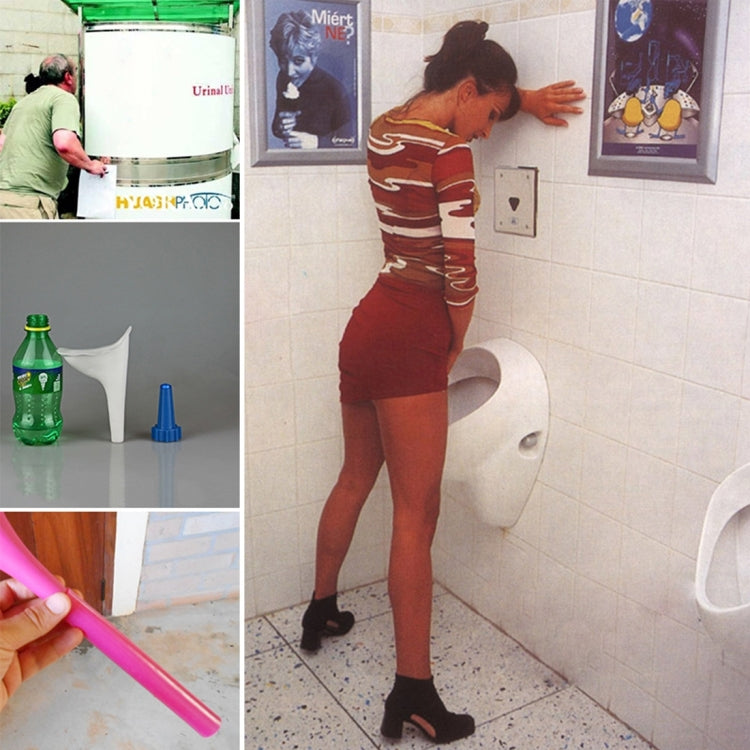 Orinatoio portatile per donna femminile, toilette per minzione, dispositivo per urina in silicone, imbuto, campeggio, viaggio, consegna colore casuale, Toilet Emergency Tools