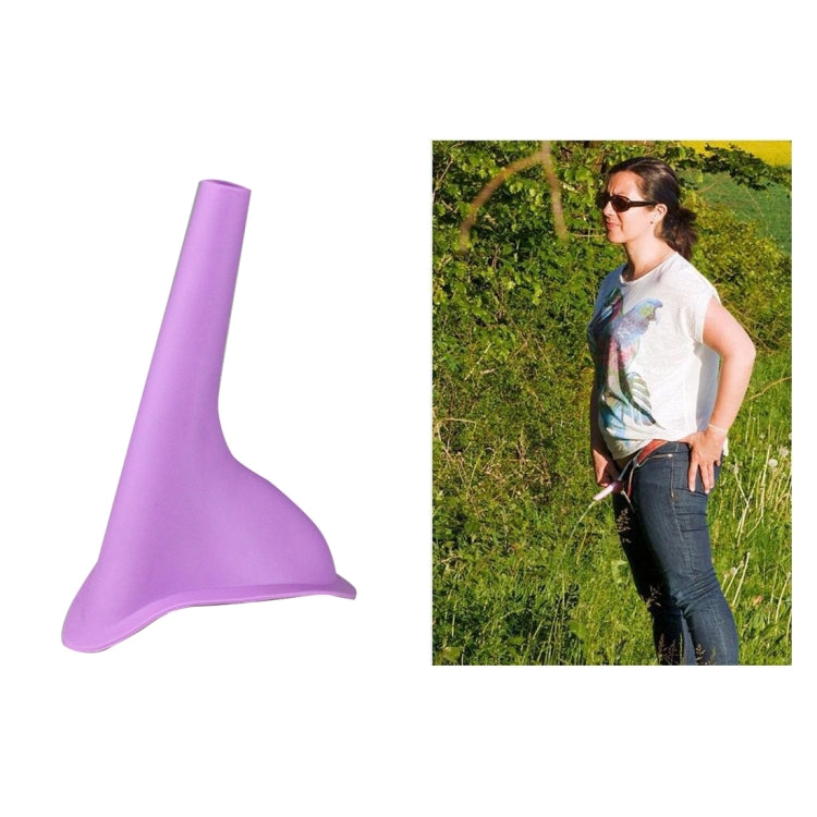 Orinatoio portatile per donna femminile, toilette per minzione, dispositivo per urina in silicone, imbuto, campeggio, viaggio, consegna colore casuale, Toilet Emergency Tools