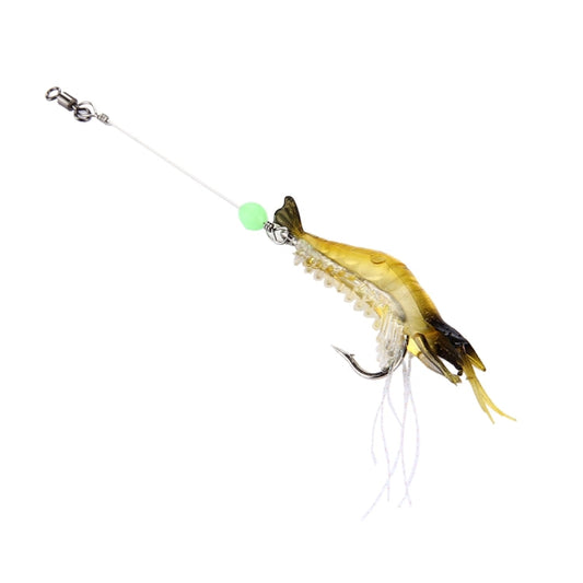 Esche da Pesca Artificiali Gamberetto Luminoso 7 cm - Gancio Incluso,