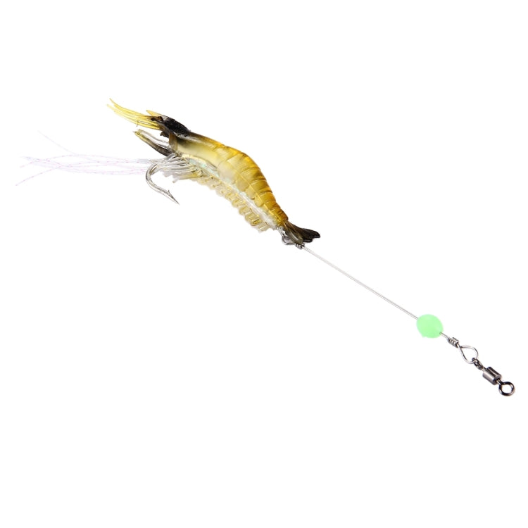 Esche da Pesca Artificiali Gamberetto Luminoso 7 cm - Gancio Incluso,