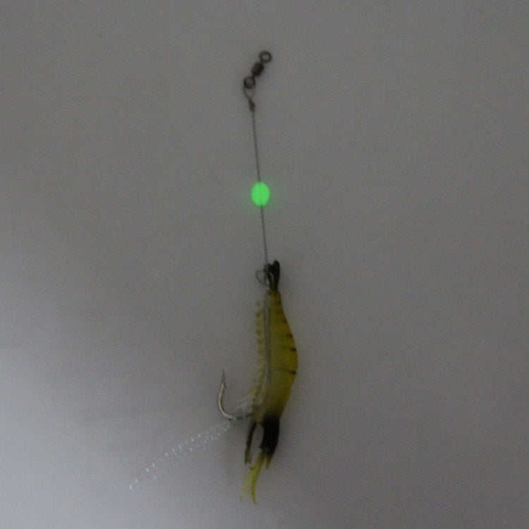 Esche da Pesca Artificiali Gamberetto Luminoso 7 cm - Gancio Incluso,