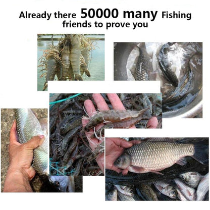 Rete da pesca pieghevole automatica a 6 fori, trappola per gamberetti, granchi, pesciolini, rete da pesca in nylon, 6 Holes