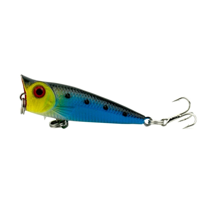 HENGJIA Esche da pesca artificiali Popper Esca da pesca bionica con ganci, Lunghezza: 5 cm, Consegna colore casuale, Length: 5 cm