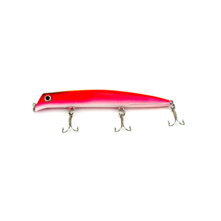 HENGJIA Esche da pesca artificiali Popper Esca da pesca bionica con ganci, Lunghezza: 12,6 cm, Consegna colore casuale, Length: 12.6 cm