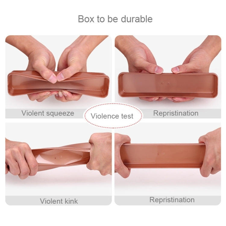 Stoviglie da esterno portatili satinate in acciaio inossidabile 304 3 in 1 per bambini, Frosted Children Gold, Polished Children Rose Gold