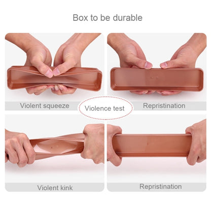 Stoviglie da esterno portatili satinate in acciaio inossidabile 304 3 in 1 per bambini, Frosted Children Gold, Polished Children Rose Gold