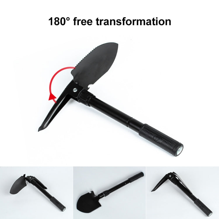 Pala da campeggio pieghevole portatile multifunzione, pala da sopravvivenza, pala da giardino all'aperto, Camping Shovel