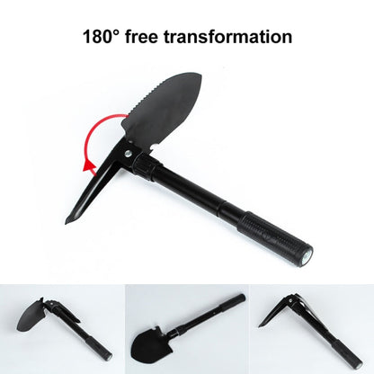 Pala da campeggio pieghevole portatile multifunzione, pala da sopravvivenza, pala da giardino all'aperto, Camping Shovel