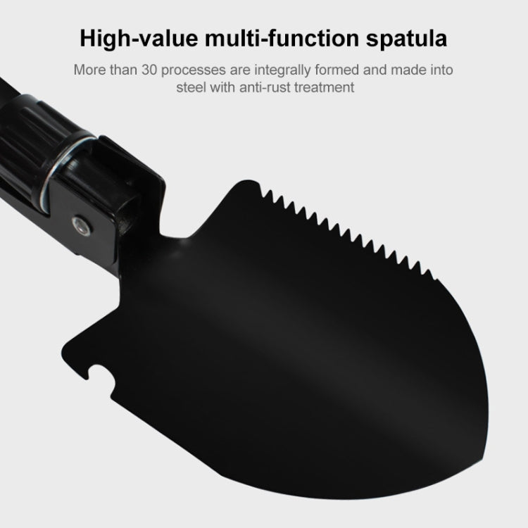 Pala da campeggio pieghevole portatile multifunzione, pala da sopravvivenza, pala da giardino all'aperto, Camping Shovel
