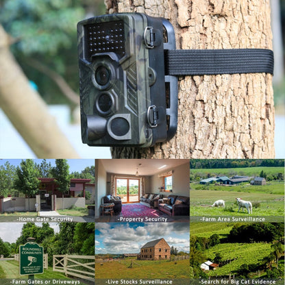 Suntek HC-800A LCD da 2,0 pollici 8MP Impermeabile IR Visione notturna Sicurezza Caccia Trail Camera, Grandangolo da 120 gradi, HC-800A