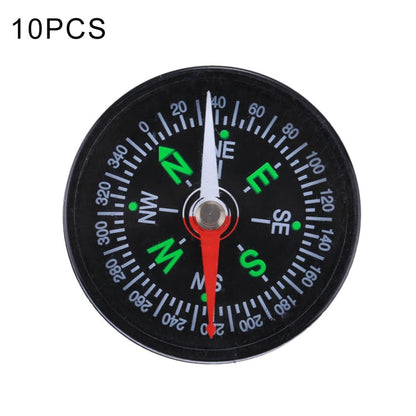 Set di 10 bussole in plastica da 40 mm per escursionismo e campeggio