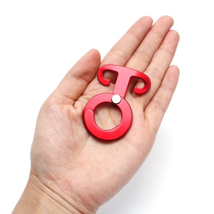 5 pezzi in lega di alluminio per arrampicata all'aperto, escursionismo, campeggio, corda, gancio, tenda, luce, fibbia sospesa, 3pcs Rope Hanger Hook - Novalix Store