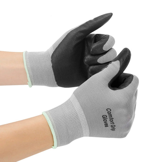comodi-guanti-da-lavoro-da-elettricista-in-gomma-nitrilica-antiscivolo-resistenti-all-usura-taglia-xl-xl - immagine 1