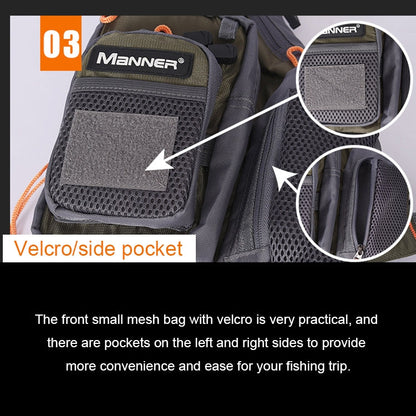 MANNER Giubbotto salvagente da pesca multifunzionale per esterni, MANNER Life Jacket