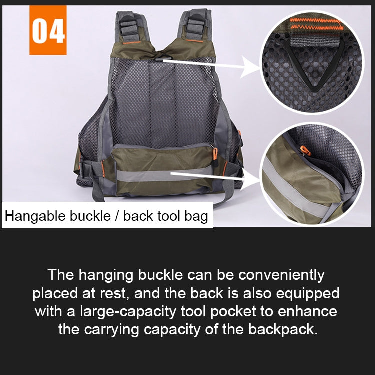 MANNER Giubbotto salvagente da pesca multifunzionale per esterni, MANNER Life Jacket