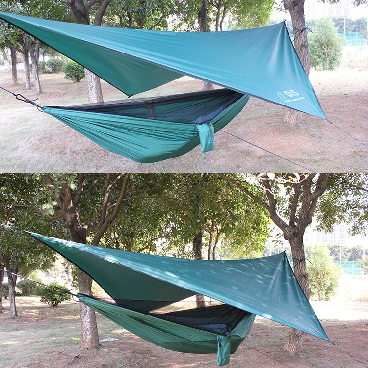 Set di fondali per amaca con zanzariera resistente alle intemperie per esterni, 360x290cm Lake Green