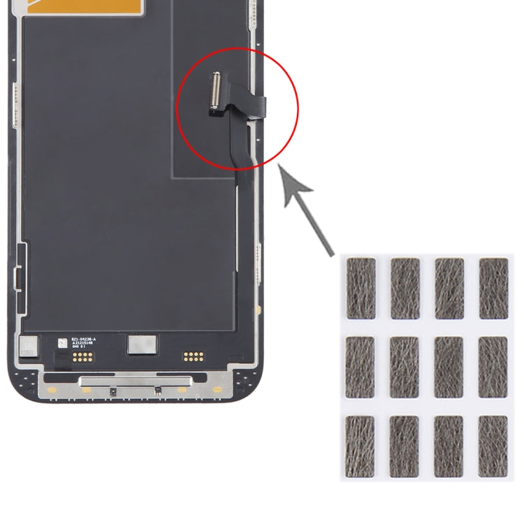Set di 100 adesivi per cavo flessibile LCD per iPhone 14 Pro Max e 14