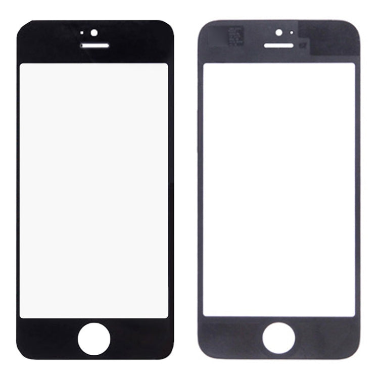 5 pezzi neri + 5 pezzi bianchi per iPhone 5 e 5S, lente in vetro esterna per schermo anteriore, 5 Black 5 White for i5 & 5S - Novalix Store