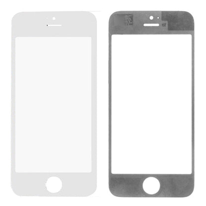 5 pezzi neri + 5 pezzi bianchi per iPhone 5 e 5S, lente in vetro esterna per schermo anteriore, 5 Black 5 White for i5 & 5S - Novalix Store