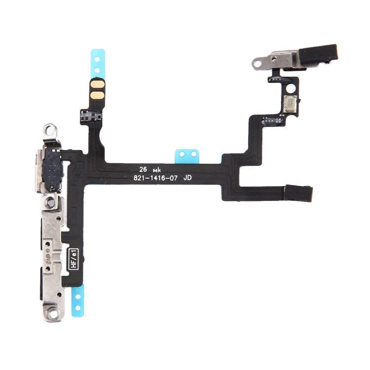 cavo-flessibile-per-pulsante-di-accensione-e-pulsante-del-volume-con-staffe-per-iphone-5-for-iphone-5 - immagine 1