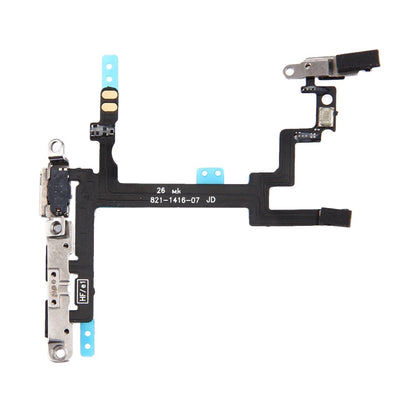 cavo-flessibile-per-pulsante-di-accensione-e-pulsante-del-volume-con-staffe-per-iphone-5-for-iphone-5 - immagine 1