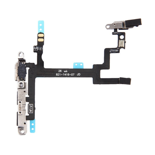 cavo-flessibile-per-pulsante-di-accensione-e-pulsante-del-volume-con-staffe-per-iphone-5-for-iphone-5 - immagine 1
