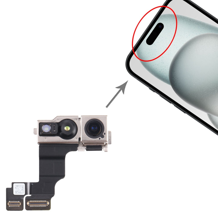 Per iPhone 15 Fotocamera frontale, For iPhone 15