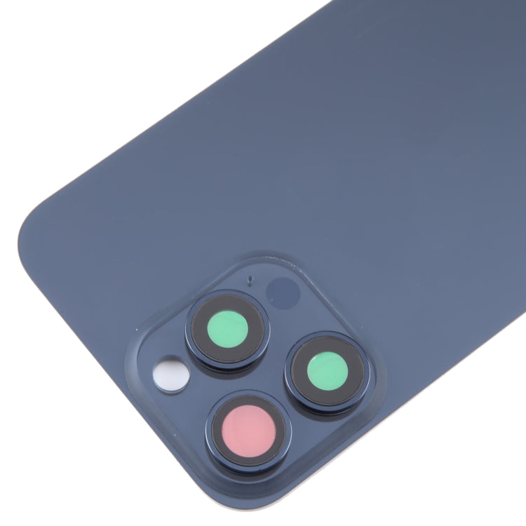 Per iPhone 15 Pro Cover posteriore della batteria in vetro con copriobiettivo della fotocamera, For iPhone 15 Pro(with Camera Cover)