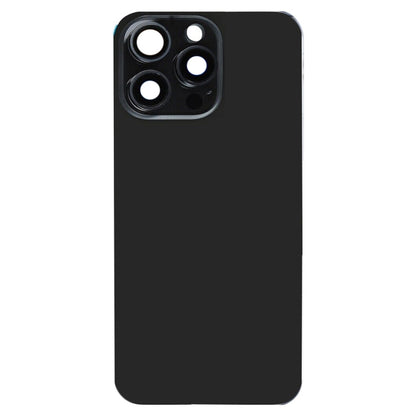 Per iPhone 15 Pro Cover posteriore in vetro per batteria con supporto flash + modulo di ricarica wireless, For iPhone 15 Pro