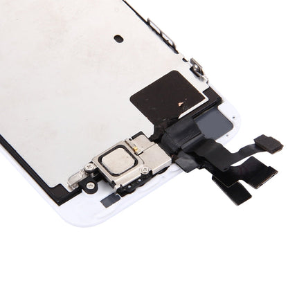 Schermo LCD e digitalizzatore assemblato completo con fotocamera frontale per iPhone 5S, 4 in 1 for i5s White, 4 in 1 for i5s Black