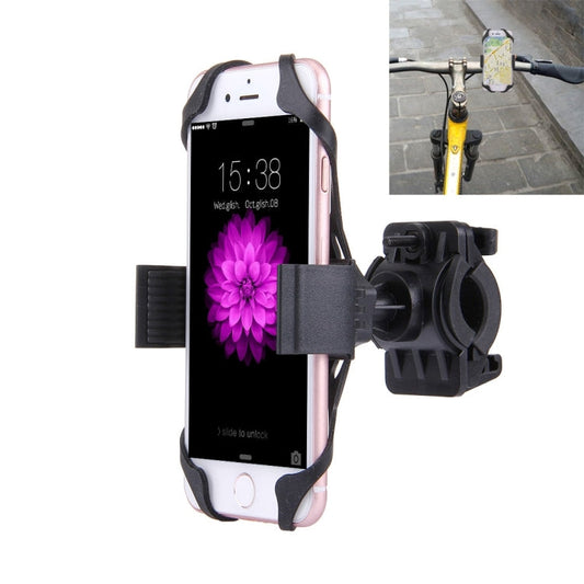 Supporto per telefono da bicicletta con rotazione a 360 gradi con clip elastica flessibile per iPhone 7 e 7 Plus / iPhone 6 e 6 Plus / iPhone 5 e 5C e 5s