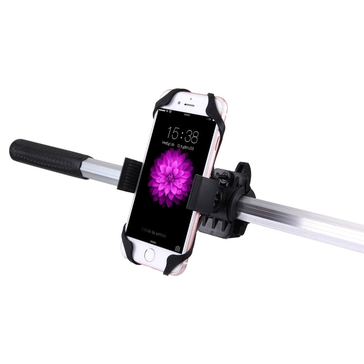Supporto per telefono da bicicletta con rotazione a 360 gradi con clip elastica flessibile per iPhone 7 e 7 Plus / iPhone 6 e 6 Plus / iPhone 5 e 5C e 5s