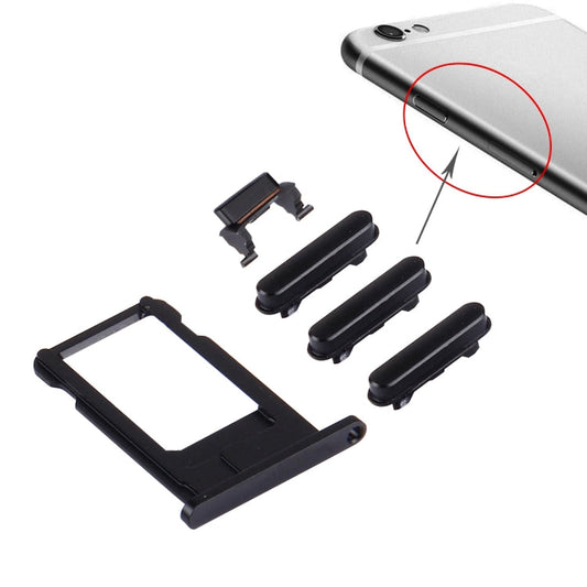 4 in 1 per iPhone 6s Plus (vassoio scheda + tasto controllo volume + pulsante accensione + tasto vibrazione interruttore mute), For iPhone 6s Plus - Novalix Store