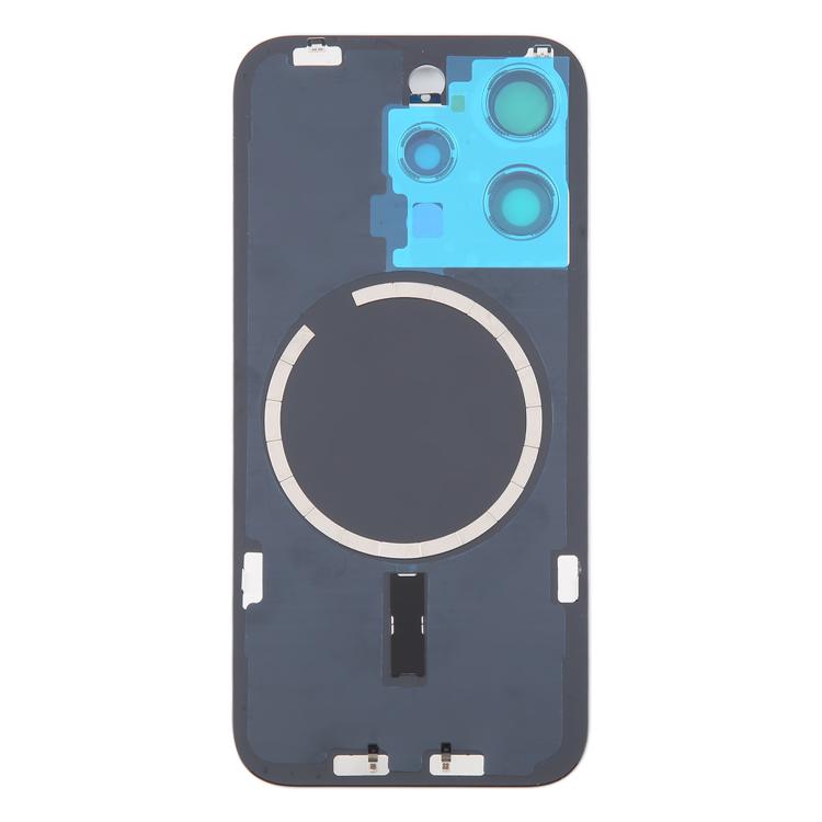 Per iPhone 16 Pro Max Cover posteriore in vetro con batteria e copriobiettivo della fotocamera + magnete MagSafe, For iPhone 16 Pro Max( with MagSafe)