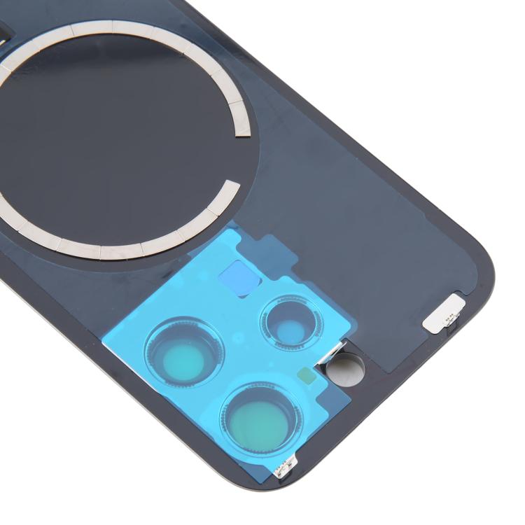 Per iPhone 16 Pro Max Cover posteriore in vetro con batteria e copriobiettivo della fotocamera + magnete MagSafe, For iPhone 16 Pro Max( with MagSafe)