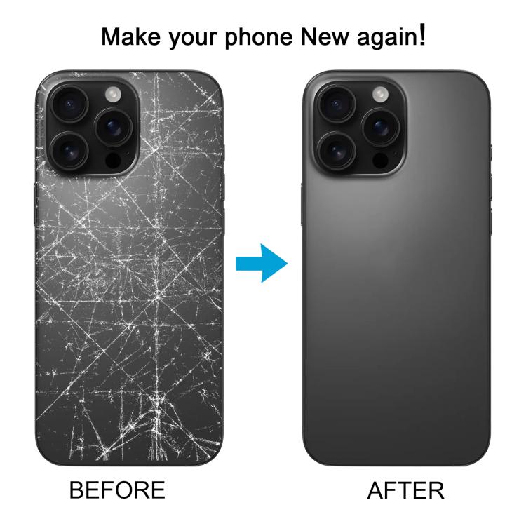 Per iPhone 16 Pro Max Cover posteriore in vetro con batteria e copriobiettivo della fotocamera + magnete MagSafe, For iPhone 16 Pro Max( with MagSafe)