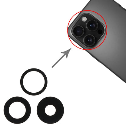 Per iPhone 16 Pro / 16 Pro Max 3 in 1 Obiettivo fotocamera posteriore, For iPhone 16 Pro / 16 Pro Max