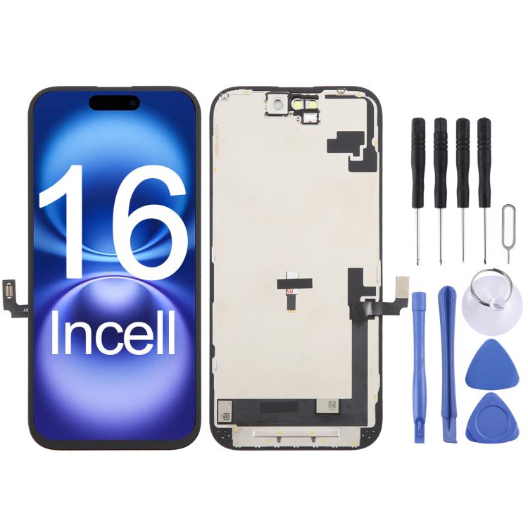 Per iPhone 16 HD+ incell LCD Screen con digitalizzatore assemblaggio completo, For iPhone 16(HD+ incell)
