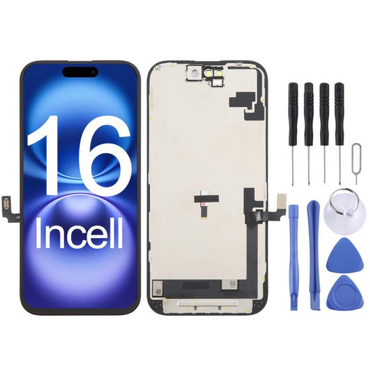 Per iPhone 16 HD+ incell LCD Screen con digitalizzatore assemblaggio completo, For iPhone 16(HD+ incell)